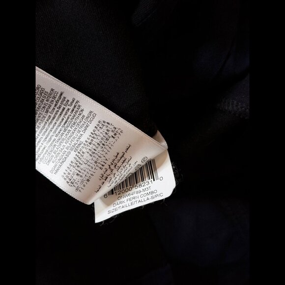 BCBG Maxazria Dress Small Womens Colorblock Suede Trim Long Sleeve Belted Fern - Picture 9 of 9